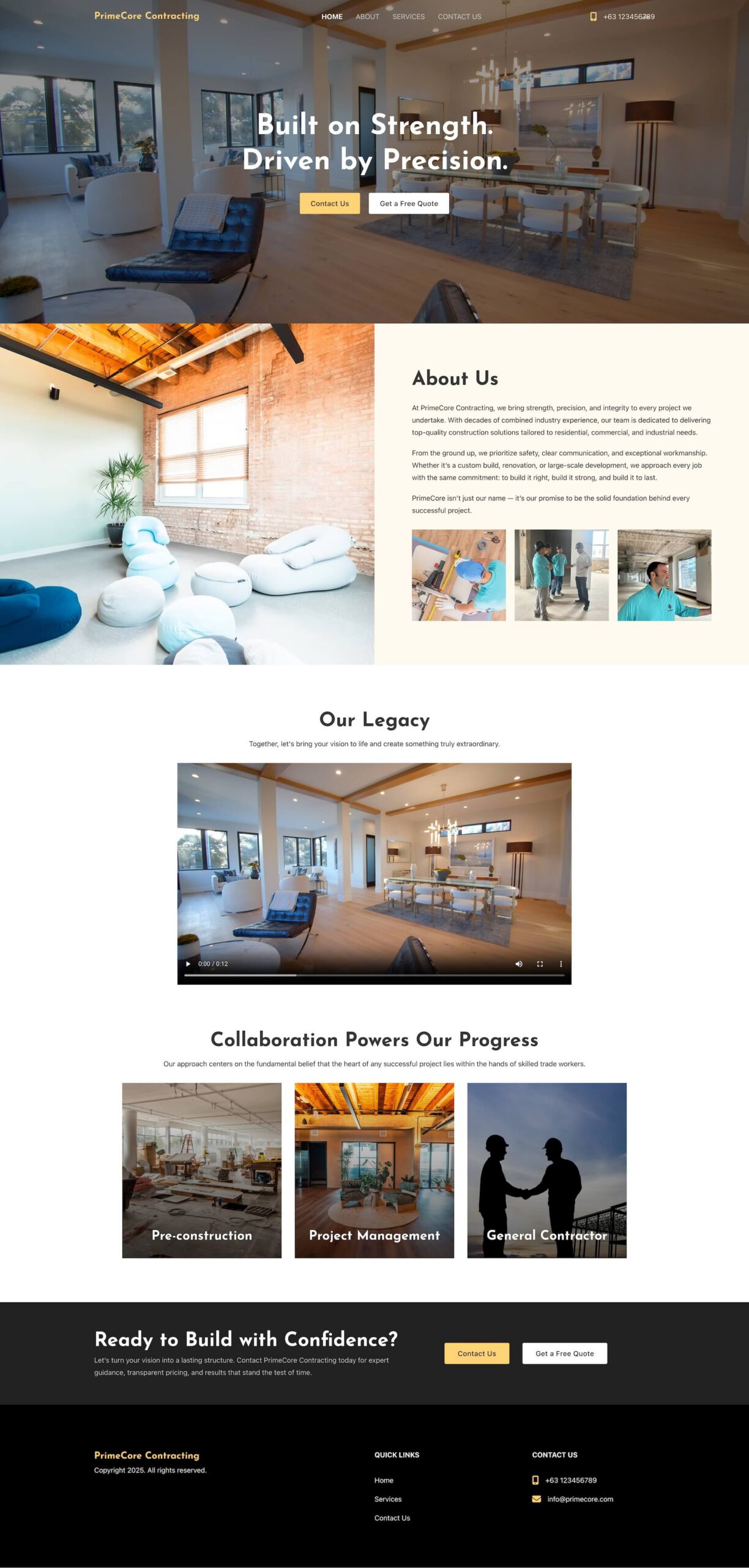 PrimeCore Contracting